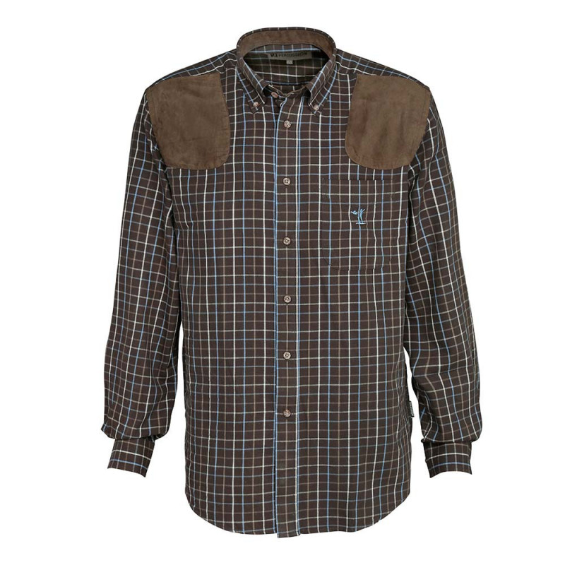 CHEMISE CHASSE SOLOGNE MARRON