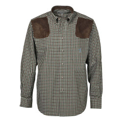CHEMISE CHASSE SOLOGNE MARRON VERT