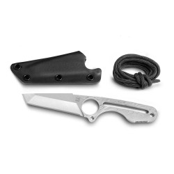Poignard tour de cou S-Neck® paracorde bicolore noir/vert