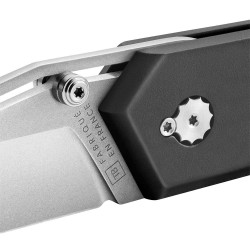 Couteau de poche Unboxer® noir bleuté