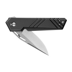 Couteau de poche Unboxer® noir bleuté