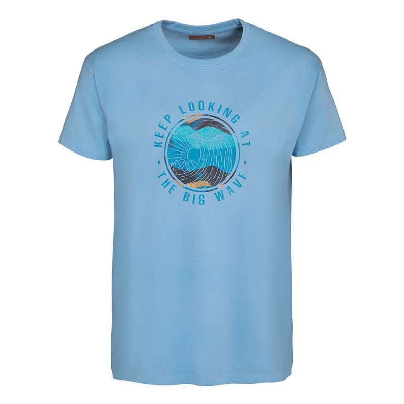 TEE-SHIRT BIG WAVE Bleu Ciel