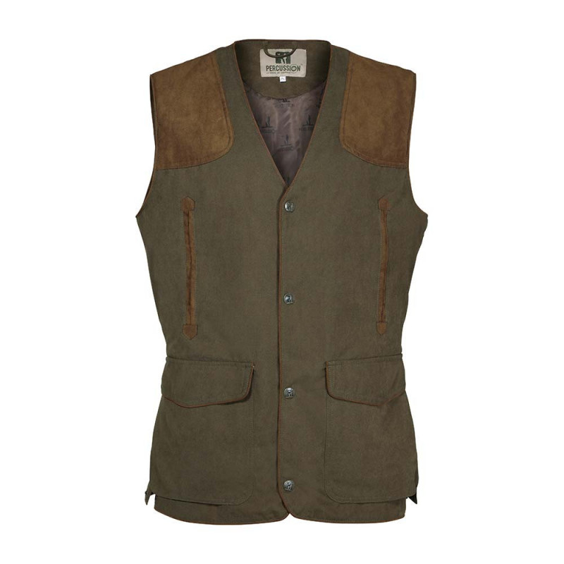GILET CHASSE RAMBOUILLET ORIGINAL KAKI