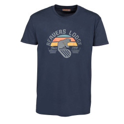 TEE-SHIRT CASTOR BLEU