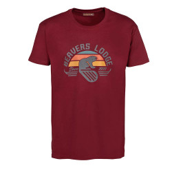 TEE-SHIRT CASTOR ROUGE