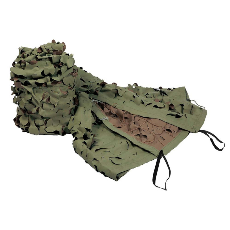 FILET CAMO CORDE KAKI MARRON 3X3M