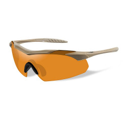 Lunettes de protection balistiques Vapor tan écrans fumé/incolore/orange