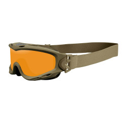 Masque de protection balistique Spear tan écrans fumé/incolore/orange
