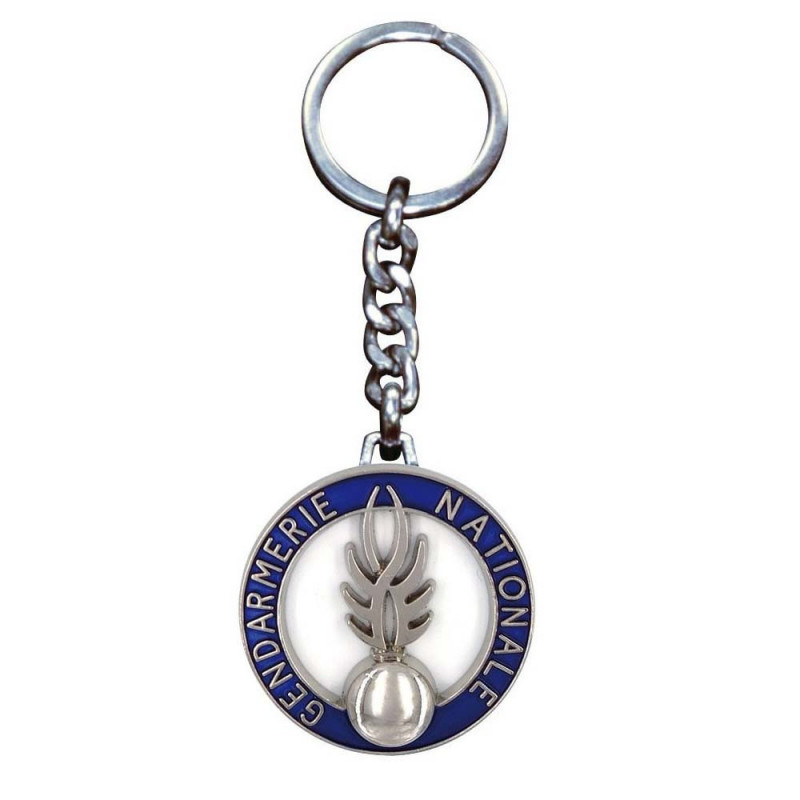 PORTE-CLES GENDARMERIE METAL