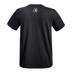 T-shirt Strong A10 noir logos blanc / rouge