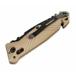 Couteau de poche Cac® serration PA6 Vengeur Edition tan