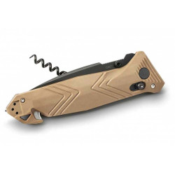Couteau de poche Cac® serration PA6 Vengeur Edition tan