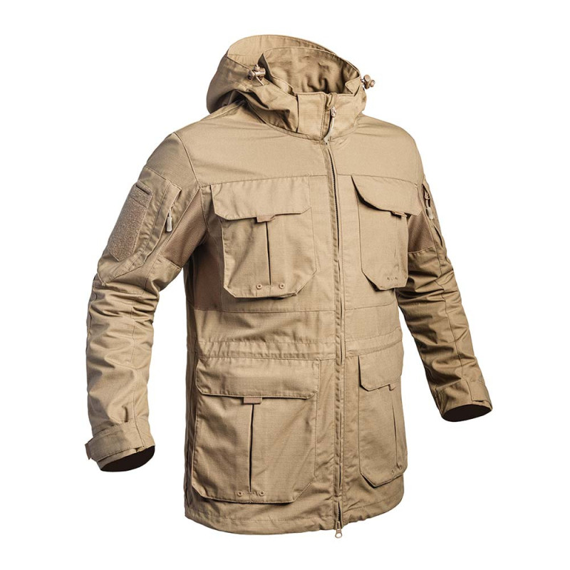 Veste longue de combat Fighter tan
