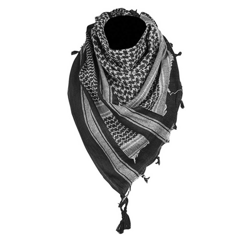 ECHARPE SHEMAGH ROUGE NOIR