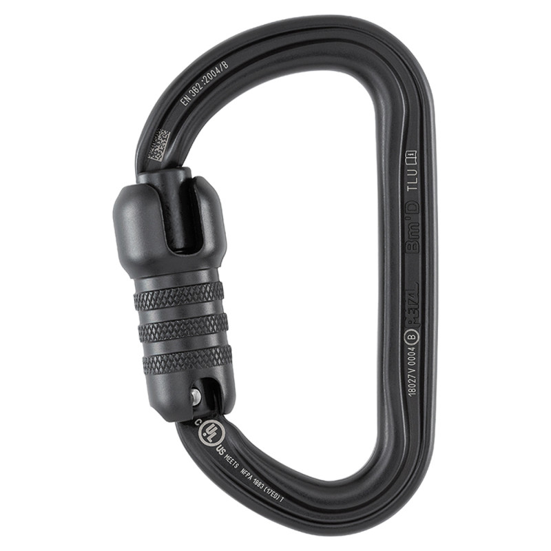 Mousqueton asymétrique à haute résistance Bm'D à verrouillage Triact-Lock®