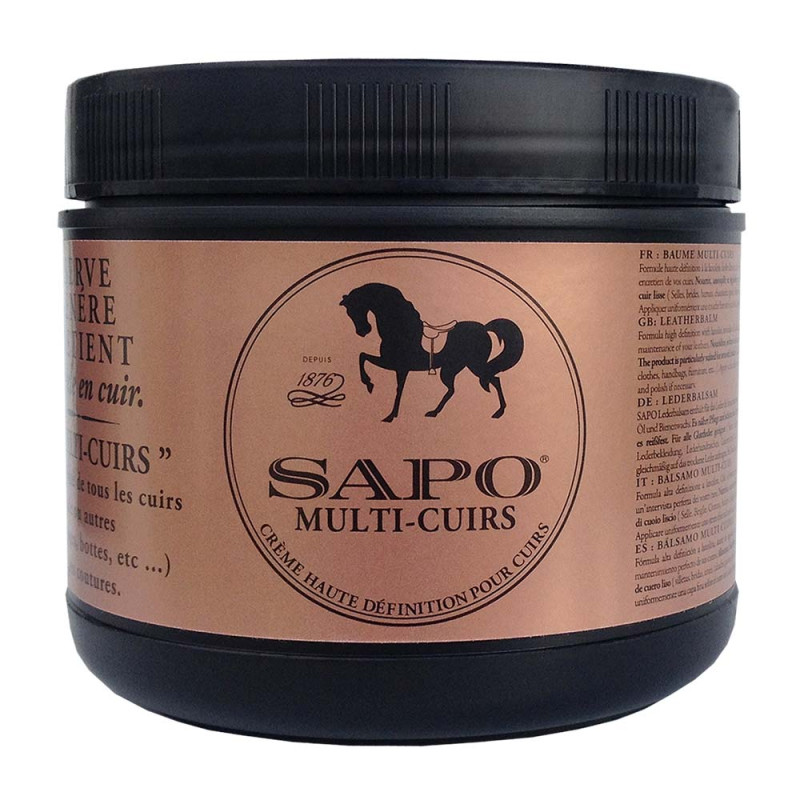 Baume Multi-Cuirs pour sellerie Animale Pot 500 ML 