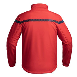 Veste softshell Sécu-one sécurité incendie rouge