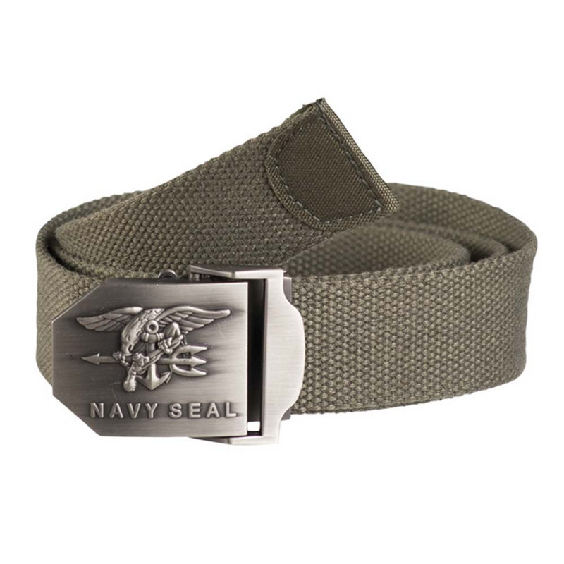 CEINTURE US NAVY SEAL 38 MM VERT ARMEE