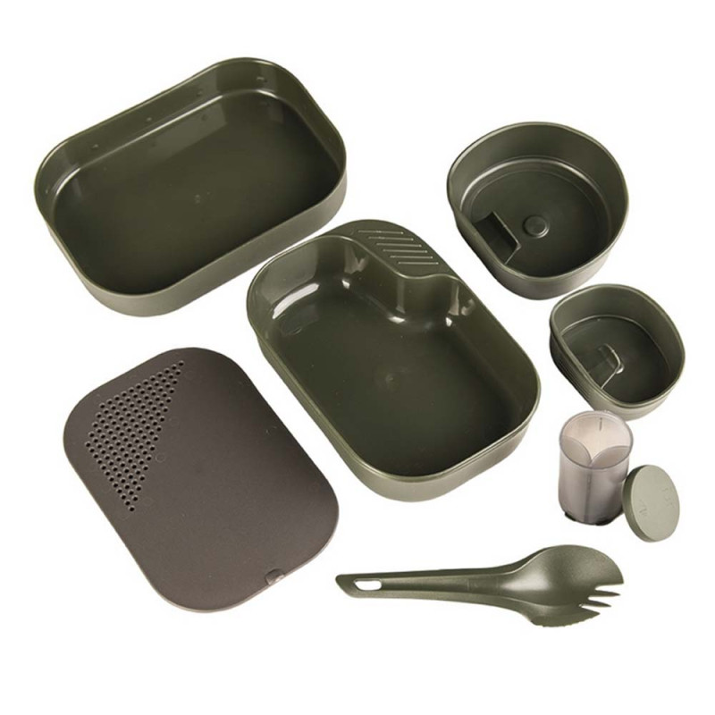 Set de vaiselles plastique Gamelle 7 pièces