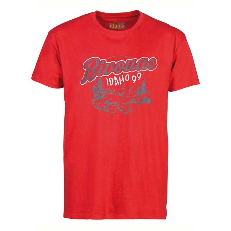 TEE SHIRT BIVOUAC ROUGE
