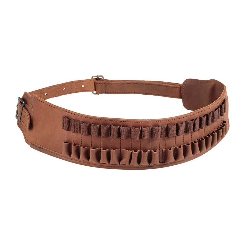 CARTOUCHIERE  CARABINE CUIR GRAND CHASSE 20 TUBES