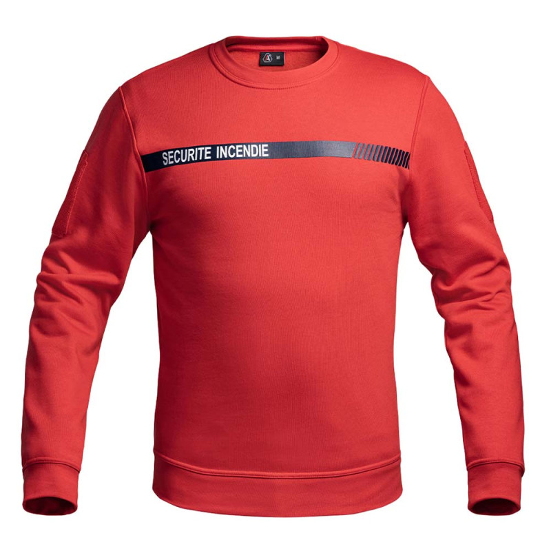 Sweat Sécu-One sécurité incendie rouge
