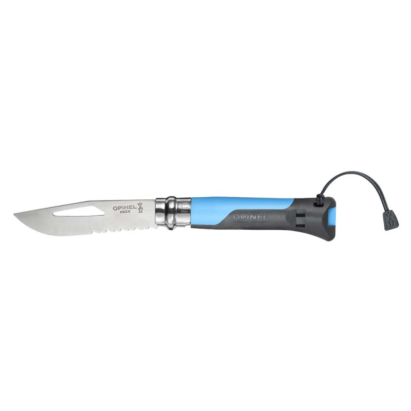 Couteau de poche Multifonctions OPINEL Outdoor n°8 Bleu