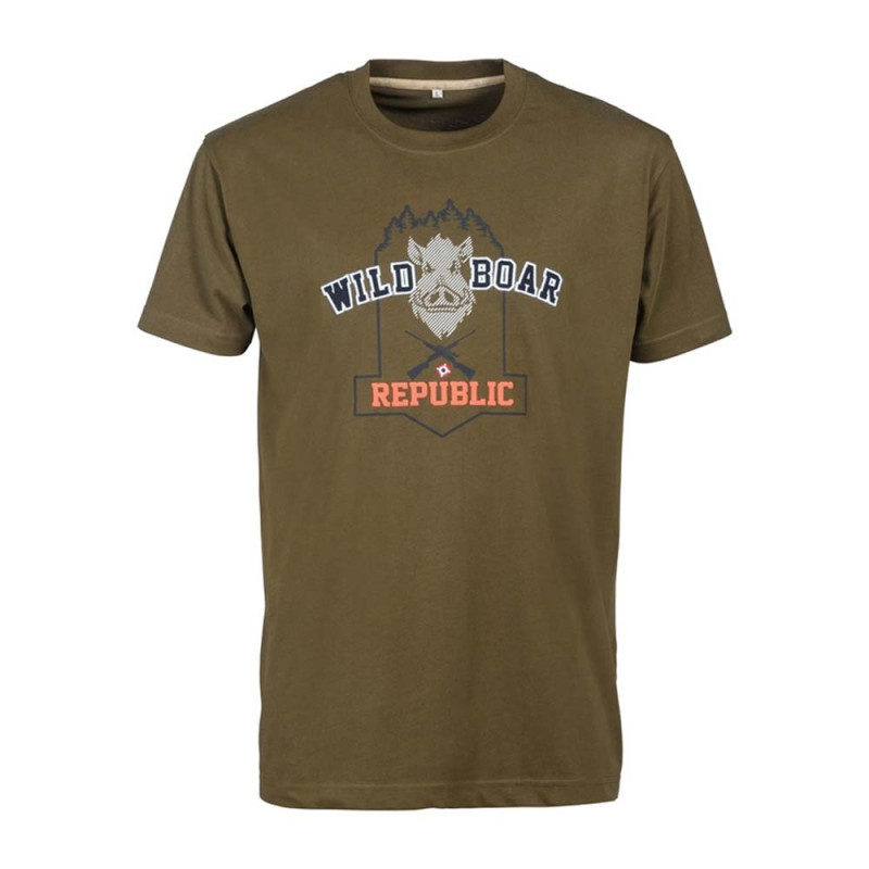 T-SHIRT WILD BOAR REPUBLIC II Kaki