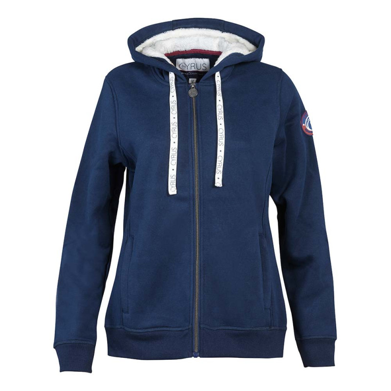 Sweatshirt à capuche full zip Clara
