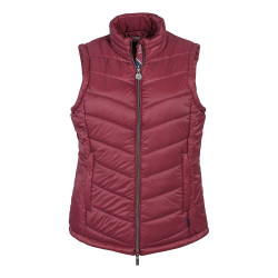 Gilet doudoune Audrey Bordeaux 01