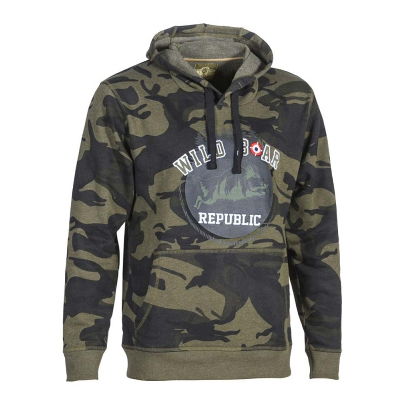 SWEAT SHIRT A CAPUCHE WILD BOAR REPUBLIC