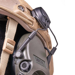Système de fixation sur casque tactique pour casque anti-bruit Suprême SLIM et SFA
