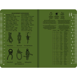Carnet tout-temps 100 pages 76 x 130 cm vert olive