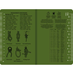 Carnet tout-temps 100 pages 96 x 148 cm vert olive