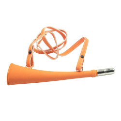 Corne plate fluo Januel de 25 cm avec bretelle