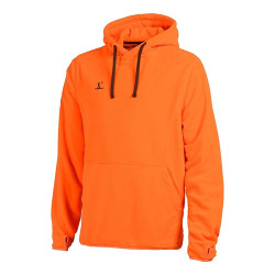 SWEATSHIRT POLAIRE A CAPUCHE ORANGE