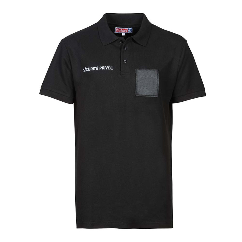 POLO COTON SECURITE NOIR GRANDE FENETRE 01 HD