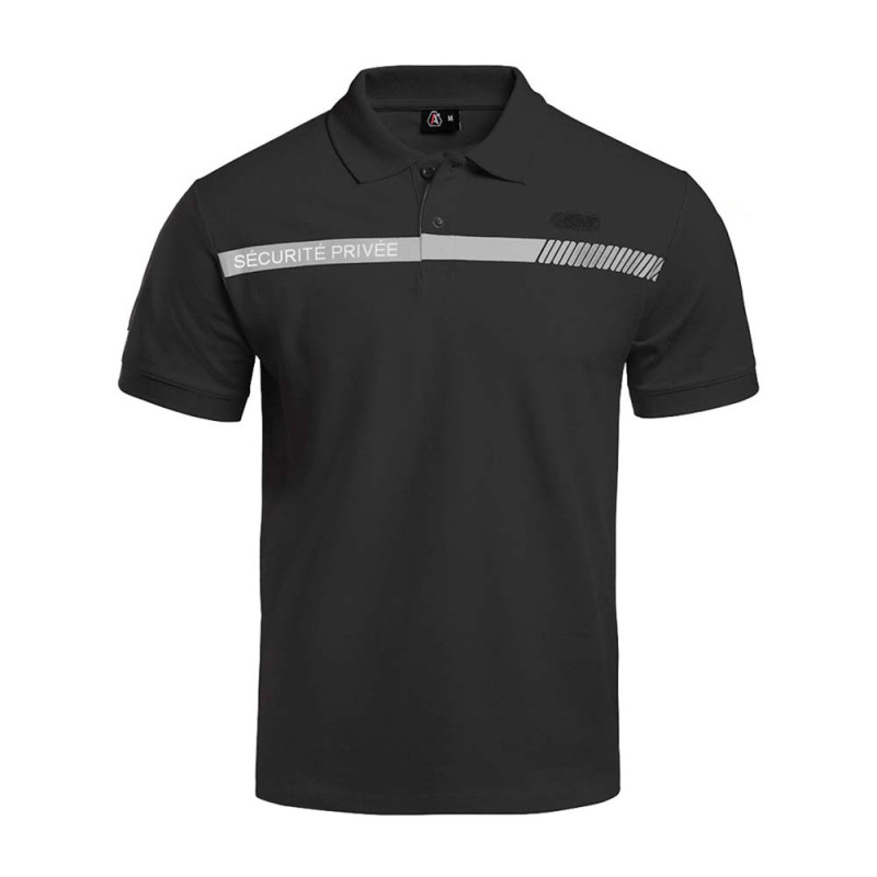 Polo SÉCU-ONE Sécurité Privée noir
