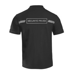 Polo SÉCU-ONE Sécurité Privée noir