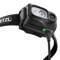 Lampe frontale Swift RL noir - éclairage blanc et rouge - 700 lumens