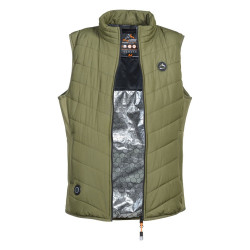 Gilet Chauffant Hybride Femme kaki 02