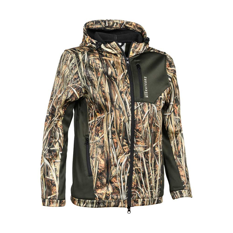 Sweat a Capuche Zippe Enfant Roseau