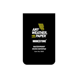 Mini carnet tout-temps 28 pages 50 x 85 mm noir