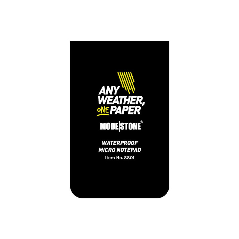 Mini carnet tout-temps 28 pages 50 x 85 mm noir