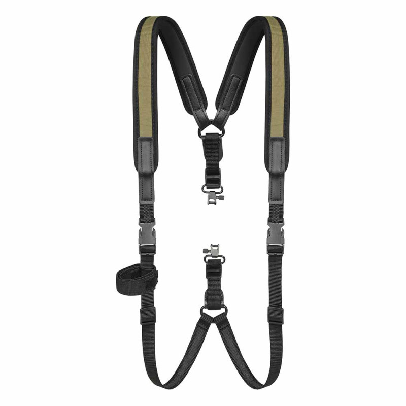 Bretelle Harnais Neoprene  Avec Grenadiere kaki
