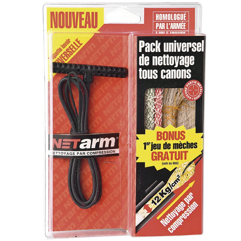 Kit universel nettoyage d'arme tout calibre