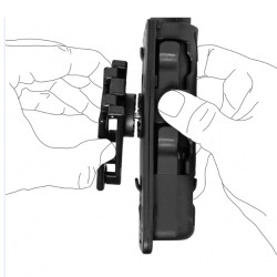 Porte-lampe rotatif 8VP63  Noir 02