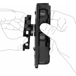 Porte-bâton rotatif 8VP60 Noir 02
