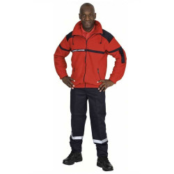 Pantalon F2 bandes rétro-réfléchissantes Bleu