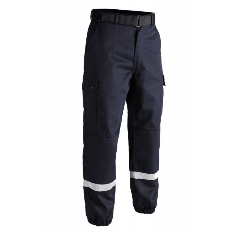 Pantalon F2 bandes rétro-réfléchissantes Bleu